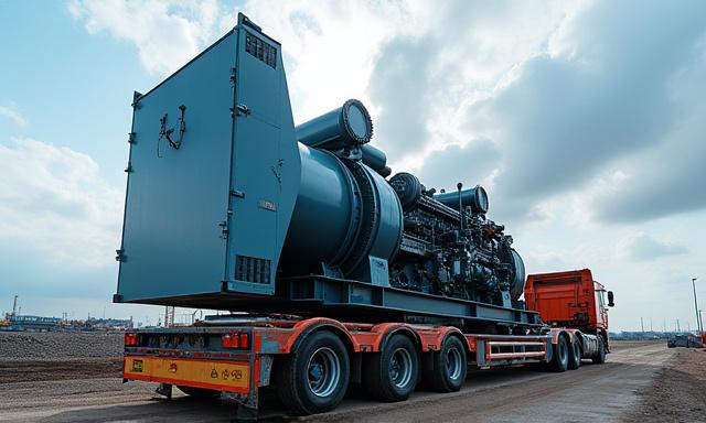 Heavy equipment transport for energy sector