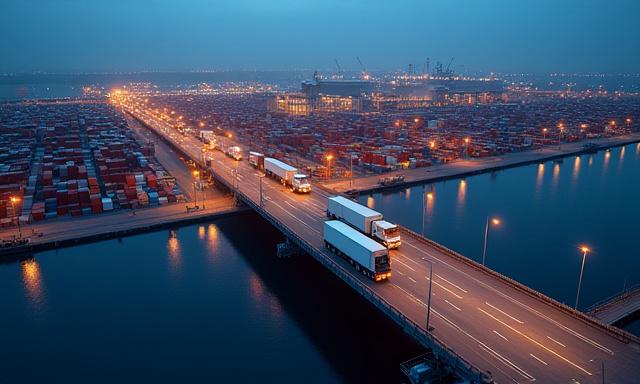 Cross border trucking and customs logistics